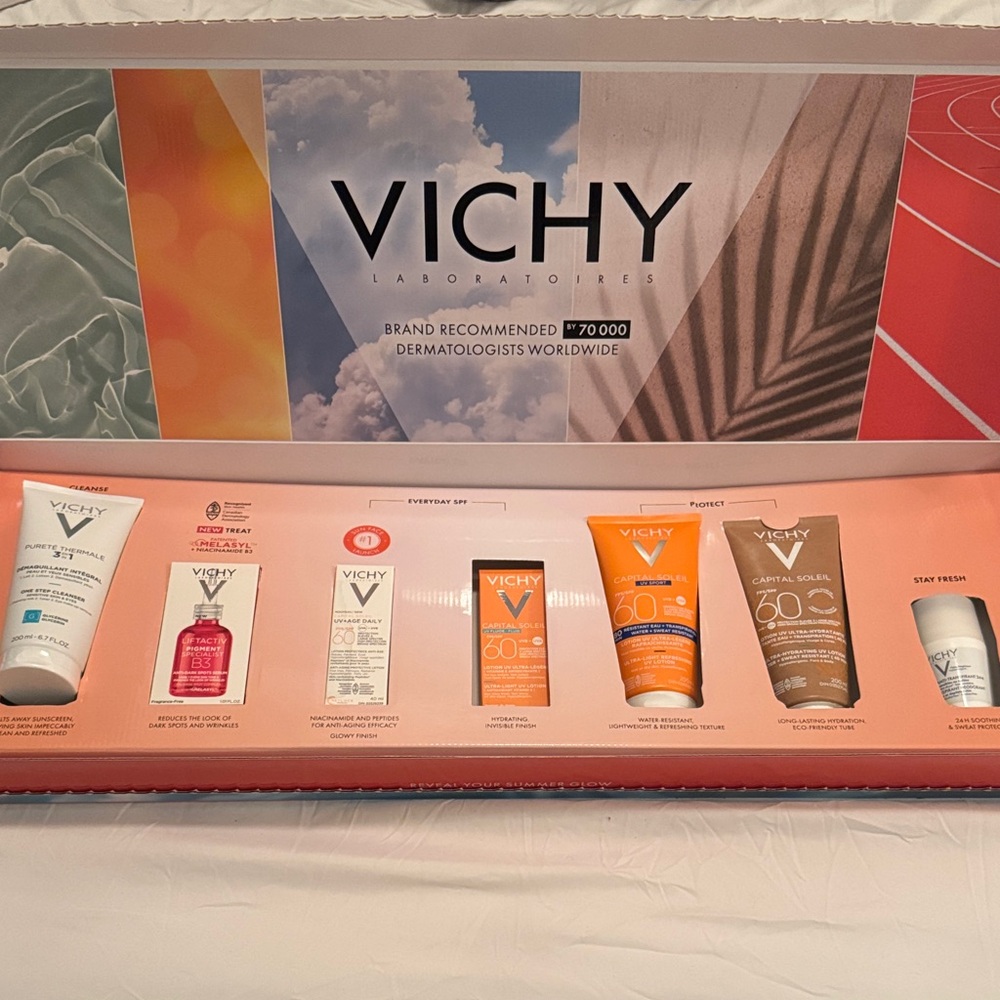 Vichy Full Skincare & SPF Bundle – 7 Products – Brand New